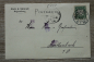 Preview: Postkarte PK Regensburg / 1908 / Geschäftspost / Stolz und Schmidt / Empfänger Freiherr von Grafenstein aus Röthenbach